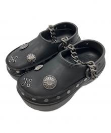crocs×atmos pink（クロックス×アトモスピンク）の古着「Stomp Embellished Clog」｜ブラック
