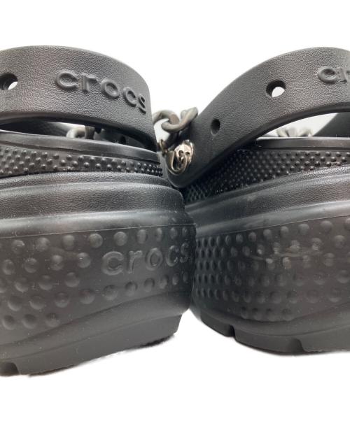 crocs（クロックス）crocs (クロックス) atmos pink (アトモスピンク) Stomp Embellished Clog ブラック サイズ:7の古着・服飾アイテム