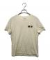 MAISON KITSUNE（メゾンキツネ）の古着「DOUBLE BOLD FOX HEAD REGULAR TEE-SHIRT」｜ベージュ