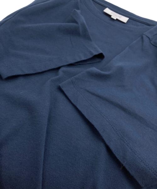 maison kitsune（メゾンキツネ）maison kitsune (メゾンキツネ) FOX HEAD PATCH REGULAR TEE-SHIRT ネイビー サイズ:Lの古着・服飾アイテム