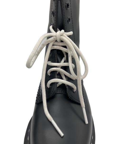 Dr.Martens（ドクターマーチン）Dr.Martens (ドクターマーチン) WHITE STITCH 8ホールブーツ ブラック サイズ:UK3の古着・服飾アイテム