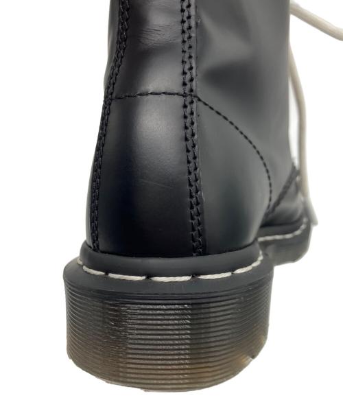 Dr.Martens（ドクターマーチン）Dr.Martens (ドクターマーチン) WHITE STITCH 8ホールブーツ ブラック サイズ:UK3の古着・服飾アイテム