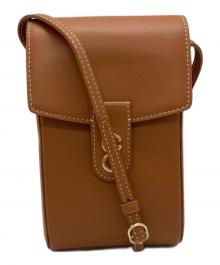 CAFUNE（カフネ）の古着「レザースマホショルダー」｜ブラウン