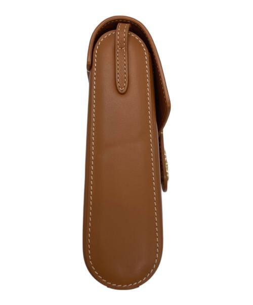 CAFUNE（カフネ）CAFUNE (カフネ) レザースマホショルダー ブラウンの古着・服飾アイテム