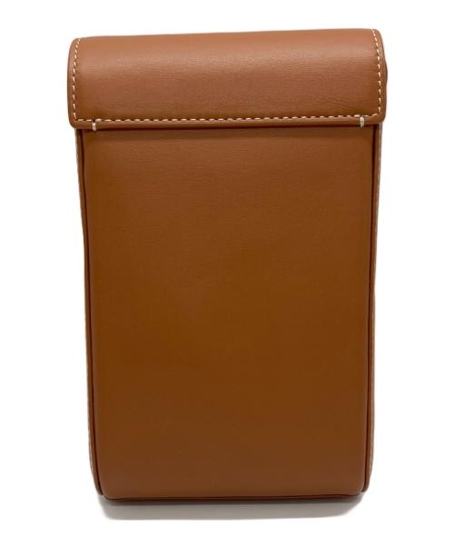 CAFUNE（カフネ）CAFUNE (カフネ) レザースマホショルダー ブラウンの古着・服飾アイテム