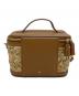 ANYA HINDMARCH (アニヤ・ハインドマーチ) バニティクロスボディバッグ ブラウン：18000円
