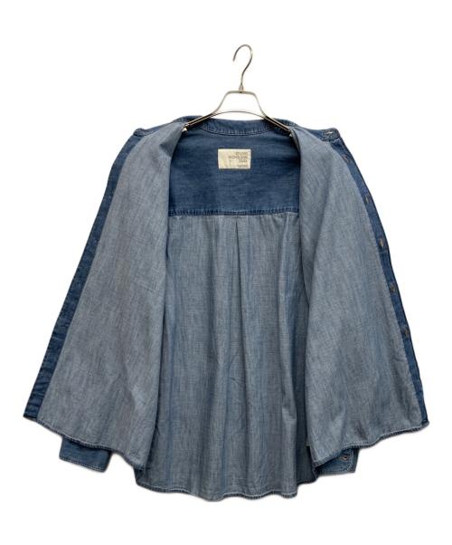 STUDIO NICHOLSON（スタジオ ニコルソン）STUDIO NICHOLSON (スタジオ ニコルソン) ZARA (ザラ) デニムシャツ インディゴ サイズ:Sの古着・服飾アイテム