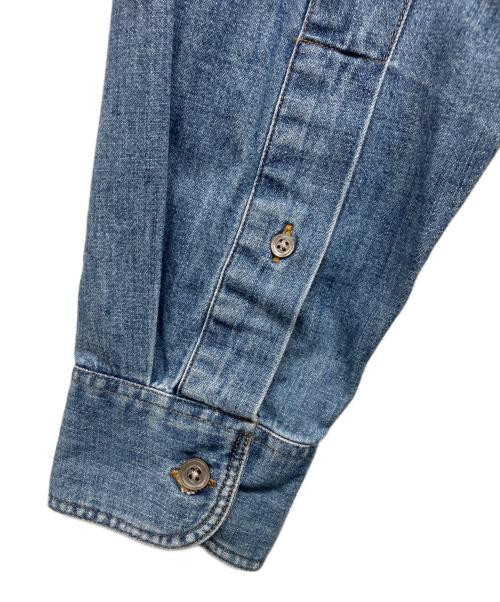 STUDIO NICHOLSON（スタジオ ニコルソン）STUDIO NICHOLSON (スタジオ ニコルソン) ZARA (ザラ) デニムシャツ インディゴ サイズ:Sの古着・服飾アイテム