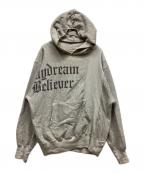 NEXUSVIIネクサスセブン）の古着「TWISTED D.B SWEAT HOODIE」｜グレー