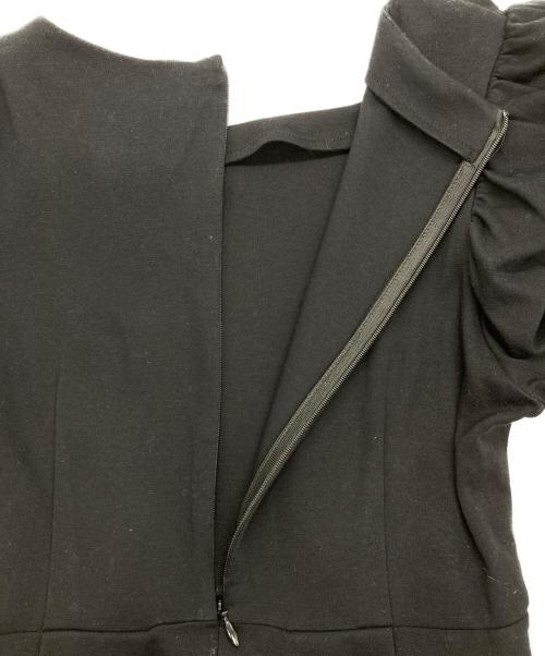 St.cecilia（セントセシリア）St.cecilia (セントセシリア) バルーンスリーブチュニック ブラック サイズ:38の古着・服飾アイテム
