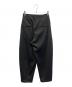 LOHEN (ローヘン) ダブルクロスフォルムパンツ ブラック サイズ:38：12000円