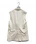JILL STUART (ジルスチュアート) コットンダブルクロスジレ ホワイト サイズ:M：4000円