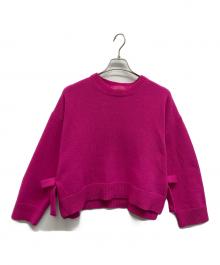 VALENTINO（ヴァレンティノ）の古着「ウールリボンニット」｜ピンク