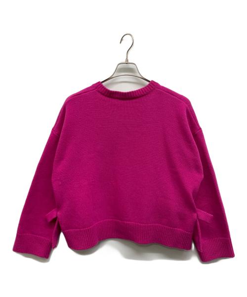 VALENTINO（ヴァレンティノ）VALENTINO (ヴァレンティノ) ウールリボンニット ピンク サイズ:Sの古着・服飾アイテム