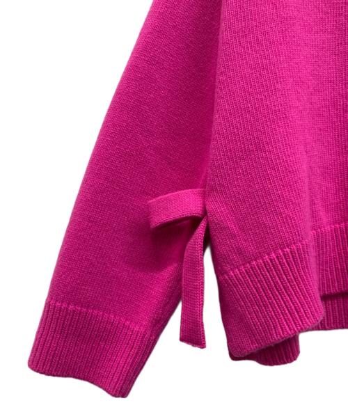 VALENTINO（ヴァレンティノ）VALENTINO (ヴァレンティノ) ウールリボンニット ピンク サイズ:Sの古着・服飾アイテム