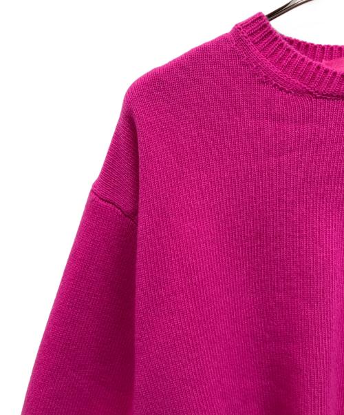 VALENTINO（ヴァレンティノ）VALENTINO (ヴァレンティノ) ウールリボンニット ピンク サイズ:Sの古着・服飾アイテム