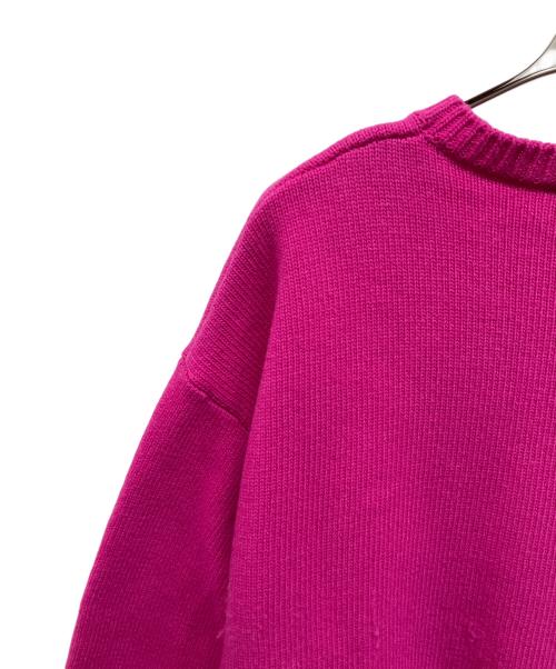 VALENTINO（ヴァレンティノ）VALENTINO (ヴァレンティノ) ウールリボンニット ピンク サイズ:Sの古着・服飾アイテム