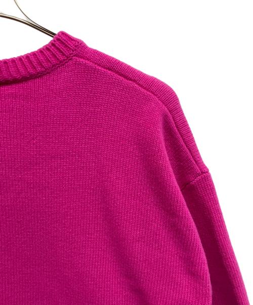 VALENTINO（ヴァレンティノ）VALENTINO (ヴァレンティノ) ウールリボンニット ピンク サイズ:Sの古着・服飾アイテム