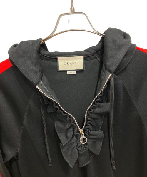 GUCCI（グッチ）GUCCI (グッチ) テクニカルジャージードレス ワンピース ブラック サイズ:Ｓの古着・服飾アイテム