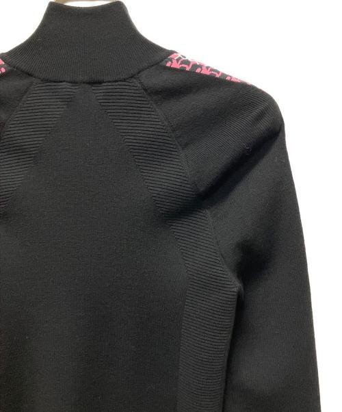 CHANEL（シャネル）CHANEL (シャネル) ハーフジップニット ブラック サイズ:36の古着・服飾アイテム