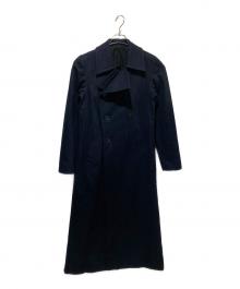 agnes b homme（アニエスベーオム）の古着「ダブルウールコート」｜ネイビー