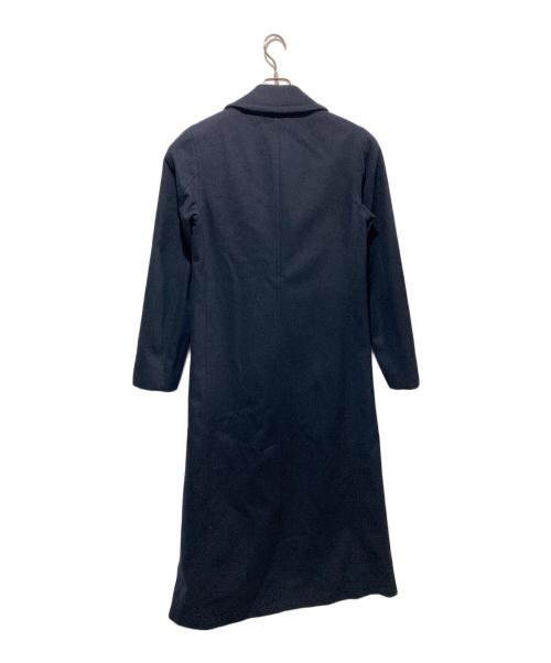 agnes b homme（アニエスベーオム）agnes b homme (アニエスベーオム) ダブルウールコート ネイビー サイズ:46の古着・服飾アイテム