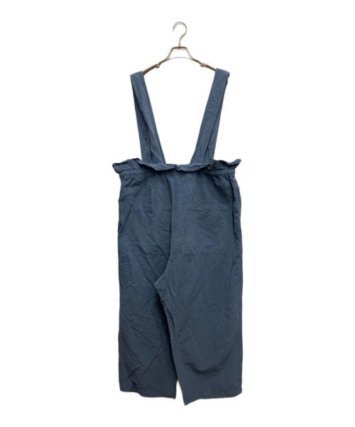 nest Robe（ネストローブ）nest Robe (ネストローブ) コットンリネンタイプライター2wayサロペット ブルー サイズ:FREEの古着・服飾アイテム