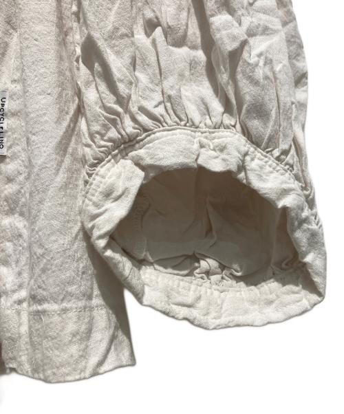 nest Robe（ネストローブ）nest Robe (ネストローブ) 近江晒しフラワーカラーブラウス アイボリー サイズ:FREEの古着・服飾アイテム