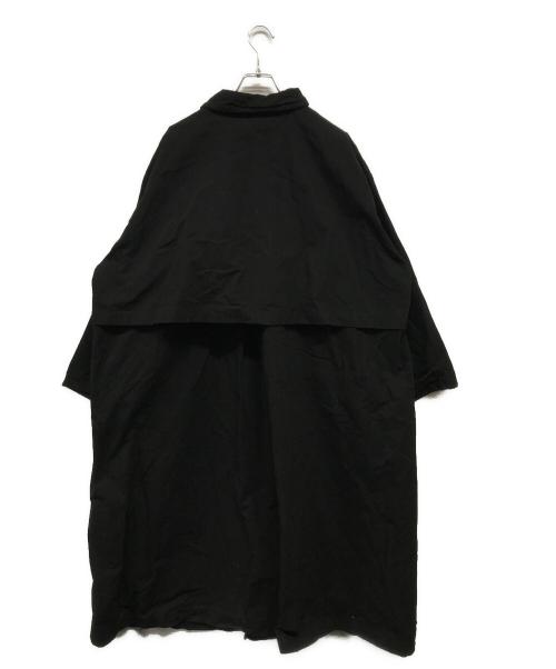 nest Robe（ネストローブ）nest Robe (ネストローブ) コットン馬布ビッグトレンチコート ブラック サイズ:SIZE FREEの古着・服飾アイテム