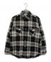 H.R.MARKET（ハリウッドランチマーケッド）の古着「スプリングネルチェック ワークシャツ」｜ブラック