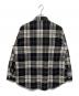 H.R.MARKET (ハリウッドランチマーケッド) スプリングネルチェック ワークシャツ ブラック サイズ:2：8000円