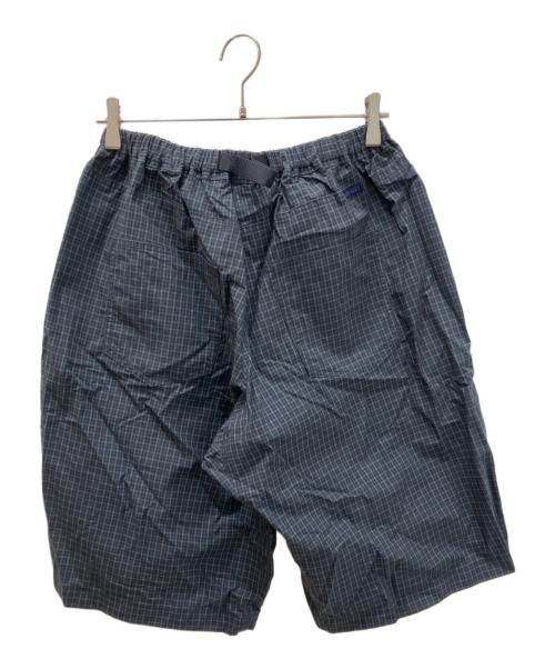 GRAMICCI（グラミチ）GRAMICCI (グラミチ) BEAMS (ビームス) チェック柄ハーフパンツ ネイビー サイズ:Mの古着・服飾アイテム