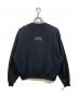 ADAM PATEK (アダムパテック) logo crew neck スウェット ブラック サイズ:	SIZE 1：5000円