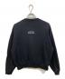 ADAM PATEK (アダムパテック) logo crew neck スウェット ブラック サイズ:	SIZE 1：5000円