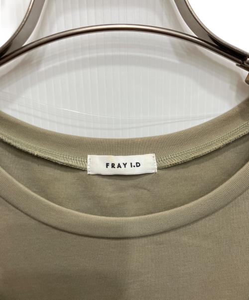 FRAY ID（フレイ アイディー）FRAY ID (フレイ アイディー) カットコンビペプラムトップス オリーブ サイズ:freeの古着・服飾アイテム