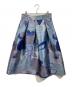EBURE（エブール）の古着「総柄スカート」｜ブルー