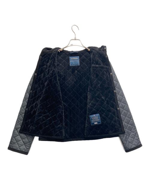 LAVENHAM（ラベンハム）LAVENHAM (ラベンハム) Aライン クロップド ジャケット LAMP BLACK サイズ:10の古着・服飾アイテム