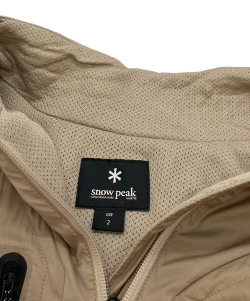 Snow peak（スノーピーク）Snow peak (スノーピーク) 2レイヤーオクタインシュレーションジャケット ベージュ サイズ:SIZE 2の古着・服飾アイテム