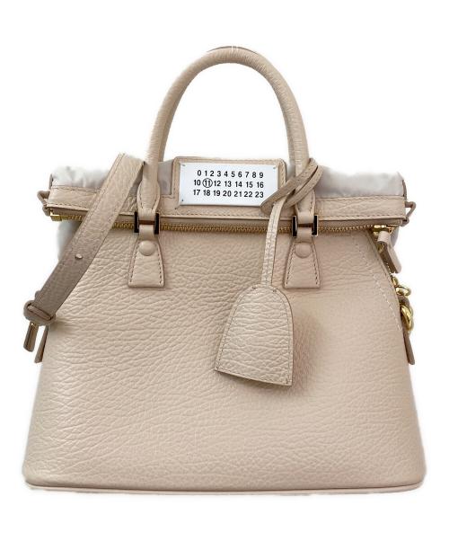 Maison Margiela（メゾンマルジェラ）Maison Margiela (メゾンマルジェラ) 5ACミニ ライトピンクベージュ サイズ:ミニの古着・服飾アイテム