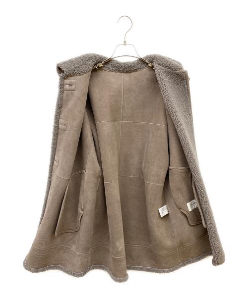 LOUNIE（ルーニー）LOUNIE (ルーニー) ムートンコート グレー サイズ:36の古着・服飾アイテム