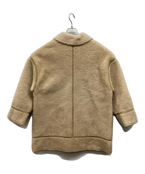 LOUNIE（ルーニー）LOUNIE (ルーニー) ムートンコート ベージュ サイズ:36の古着・服飾アイテム