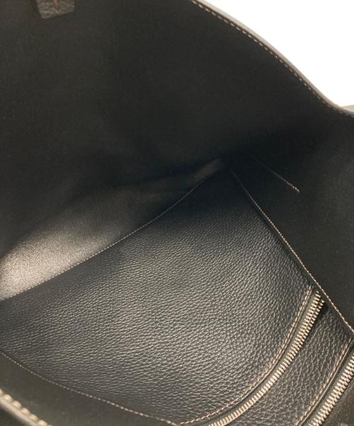 TOD'S（トッズ）TOD'S (トッズ) T タイムレスレザートートバッグ ブラックの古着・服飾アイテム