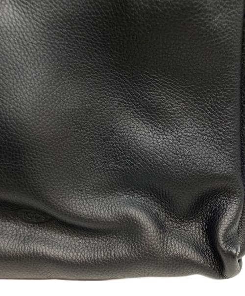 TOD'S（トッズ）TOD'S (トッズ) T タイムレスレザートートバッグ ブラックの古着・服飾アイテム