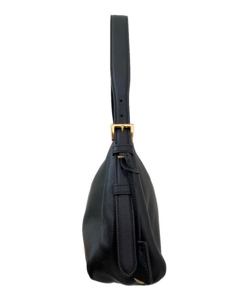PRADA（プラダ）PRADA (プラダ) エメ ミディアム レザー ショルダーバッグ ブラック サイズ:ミディアムの古着・服飾アイテム