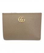 GUCCIグッチ）の古着「ダブルG スモールウォレット」｜ベージュ