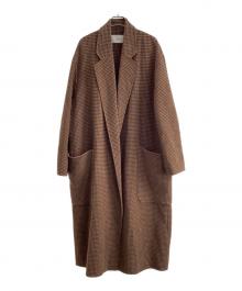 TODAYFUL（トゥデイフル）の古着「Over Check Coat"オーバーチェックコート」｜ブラウン