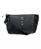 ear PAPILLONNER×BURLAP OUTFITTERイアパピヨネ×バーラップアウトフィッター）の古着「メタルパーツショルダーバッグ」｜ブラック