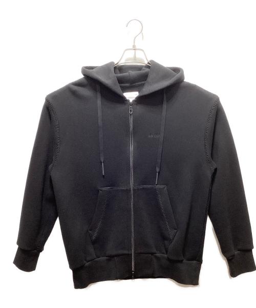 ONE GRAVITY（ワングラヴィティ）ONE GRAVITY (ワングラヴィティ) リバースシーム ジップフーディー ブラック サイズ:Mの古着・服飾アイテム