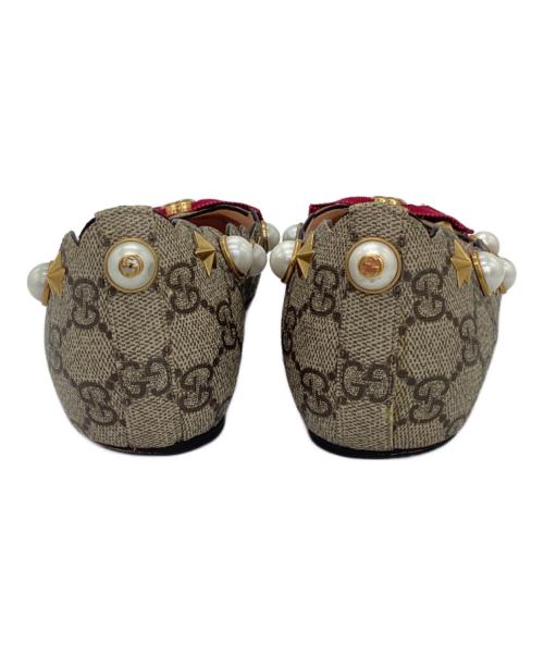 GUCCI（グッチ）GUCCI (グッチ) GG Supreme ballet flat ベージュ サイズ:37 1/2の古着・服飾アイテム