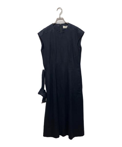 CYCLAS（シクラス）CYCLAS (シクラス) リネンワンピース ネイビー サイズ:34の古着・服飾アイテム